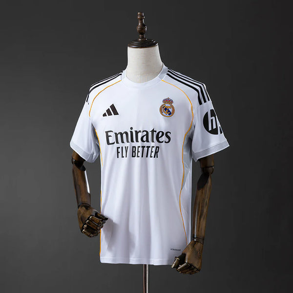 Camiseta Real Madrid Local 25/26 Adulto - Versión Fan