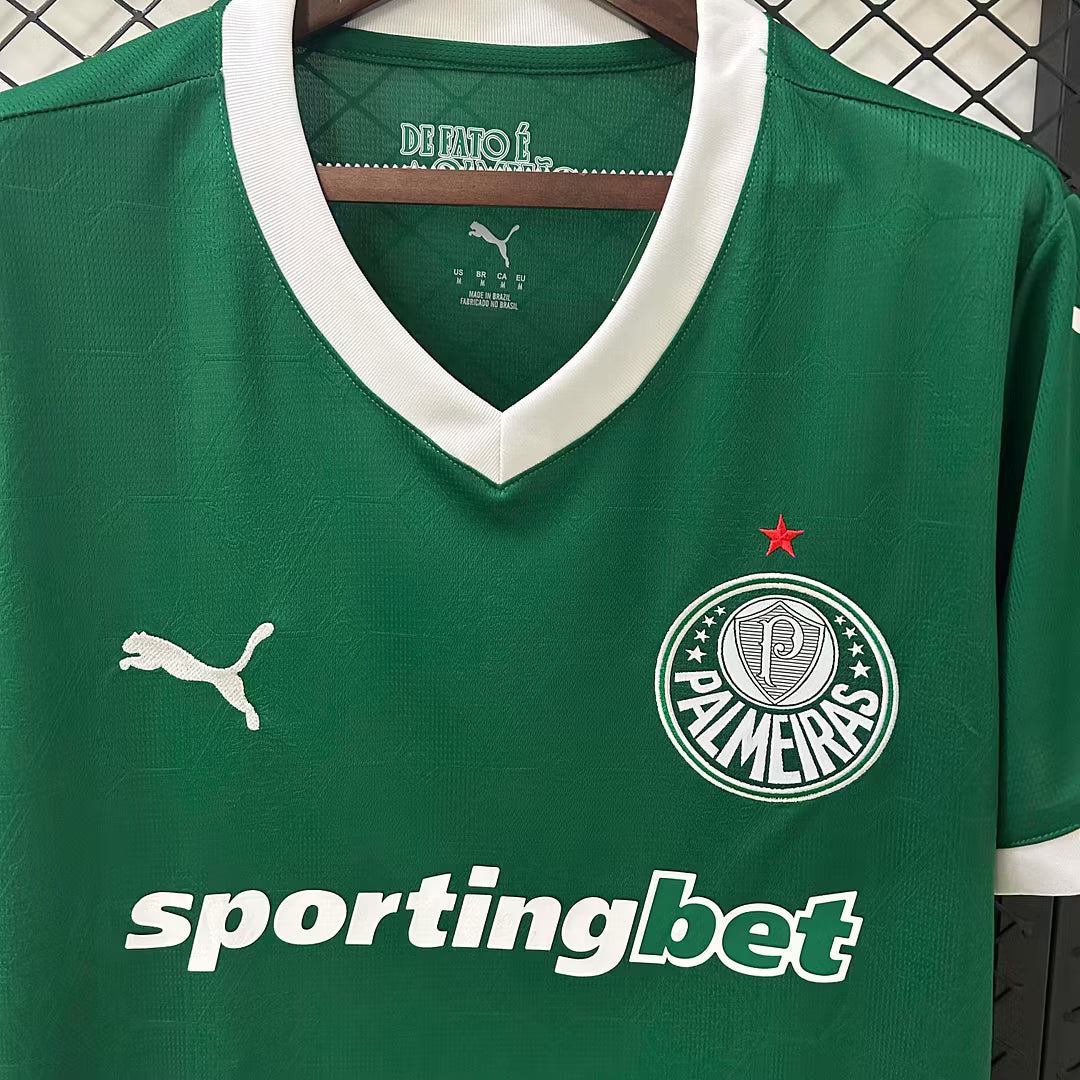 Camiseta Palmeiras Local 25/26 Adulto - Versión Fan