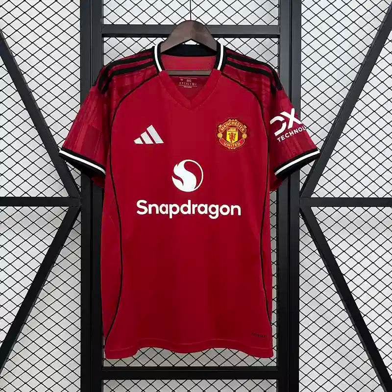 Camiseta Manchester United Local 25/26 Adulto - Versión Fan