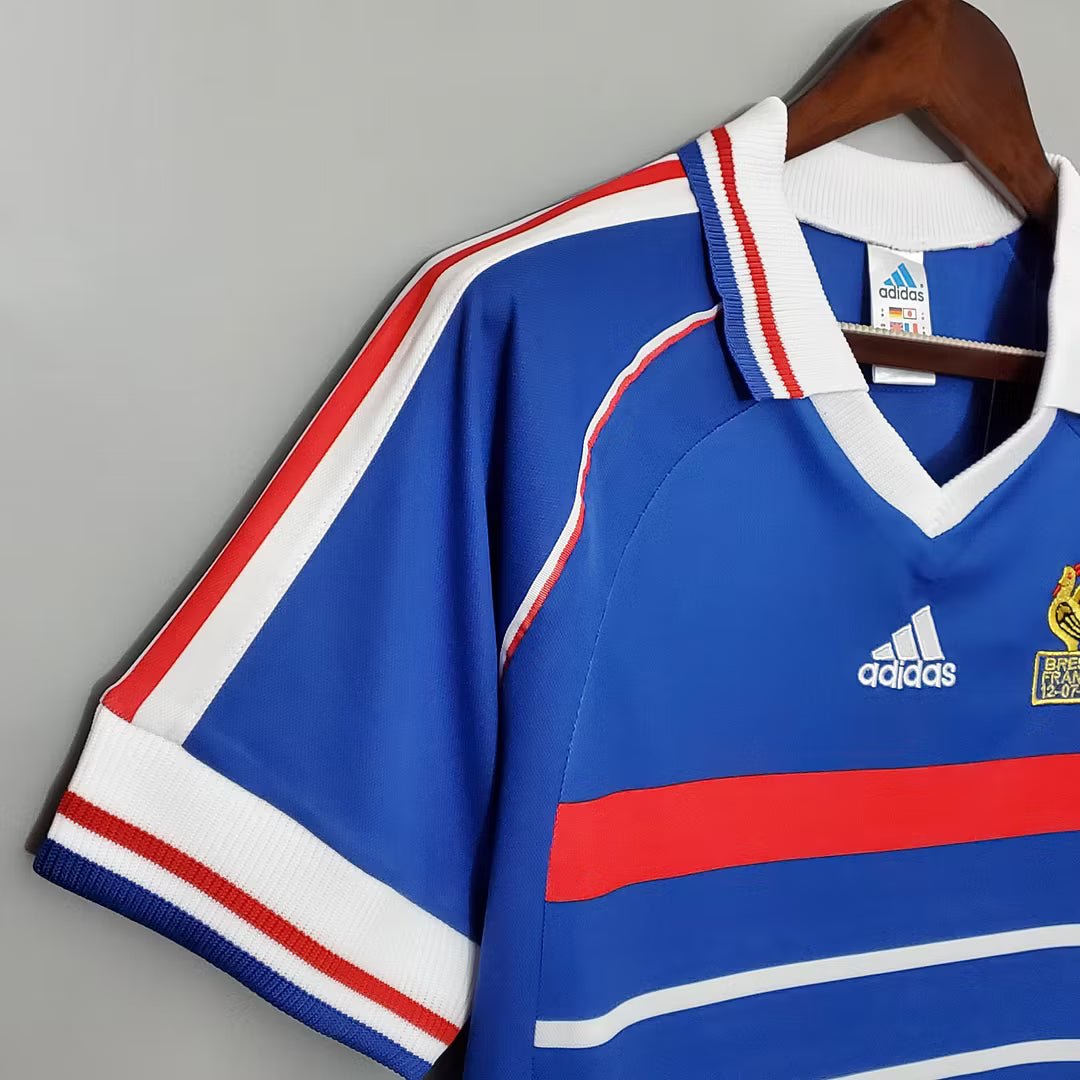 Camiseta Francia Retro Local 1998 Adulto