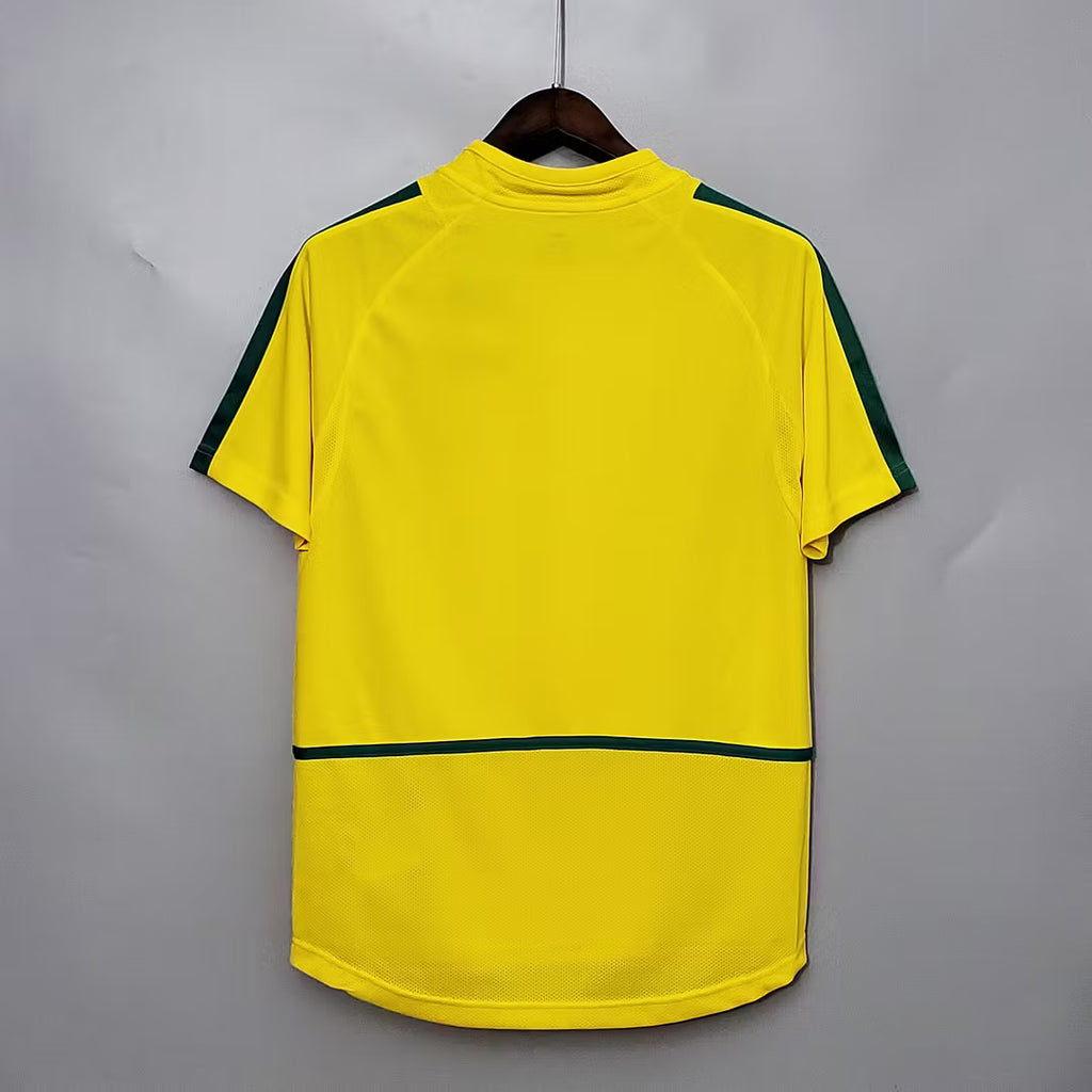 Camiseta Brasil Local 2002 Retro Adulto