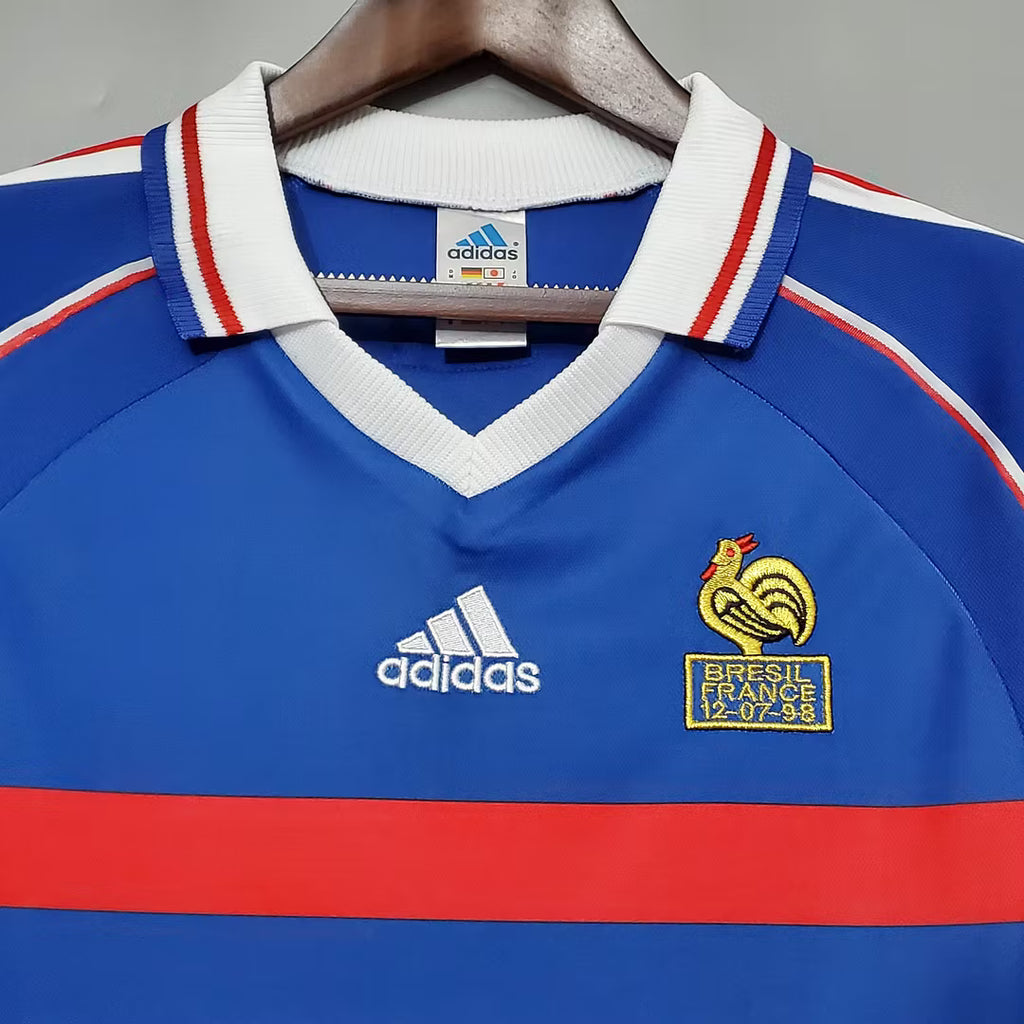 Camiseta Francia Retro Local 1998 Adulto