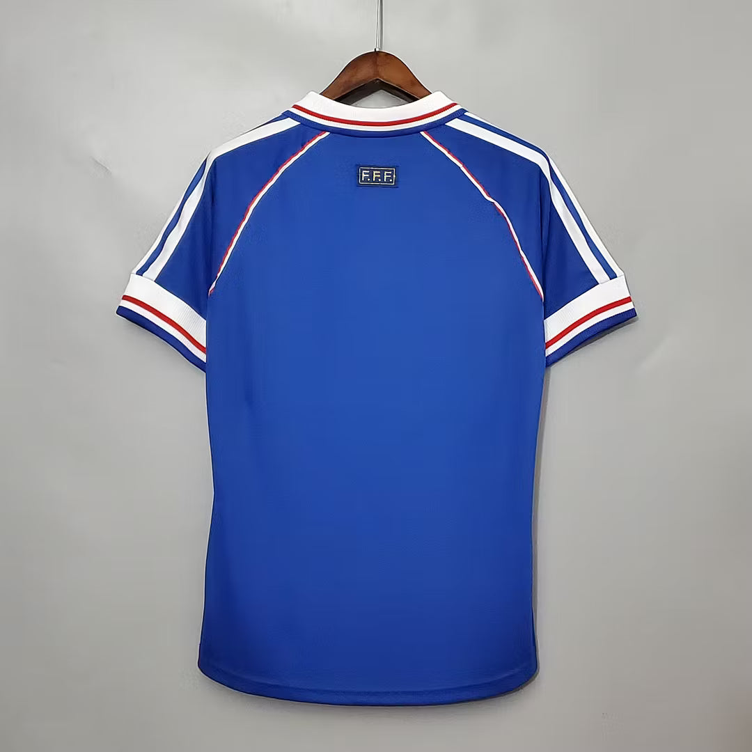 Camiseta Francia Retro Local 1998 Adulto