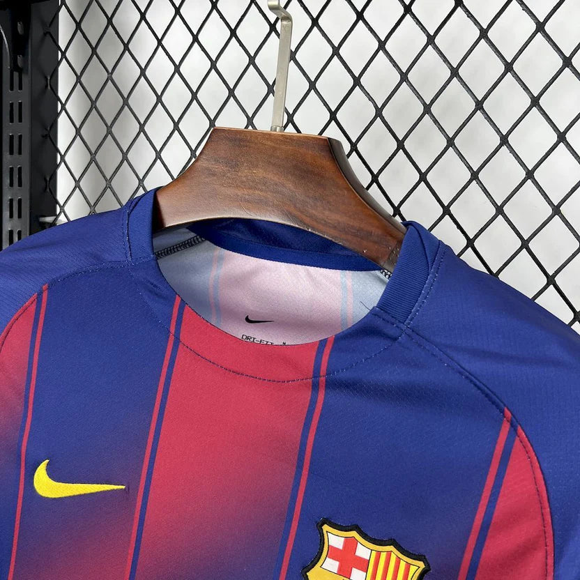 Camiseta Barcelona Local 25/26 Adulto - Versión Fan