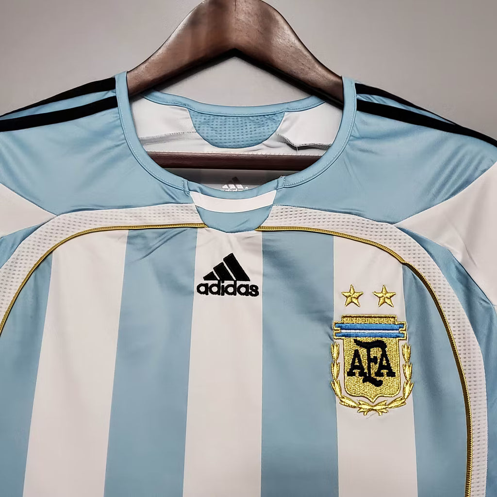 Camiseta Argentina Retro Local 2006 Adulto
