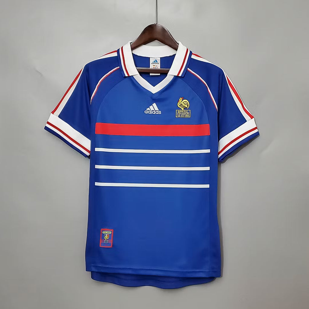 Camiseta Francia Retro Local 1998 Adulto