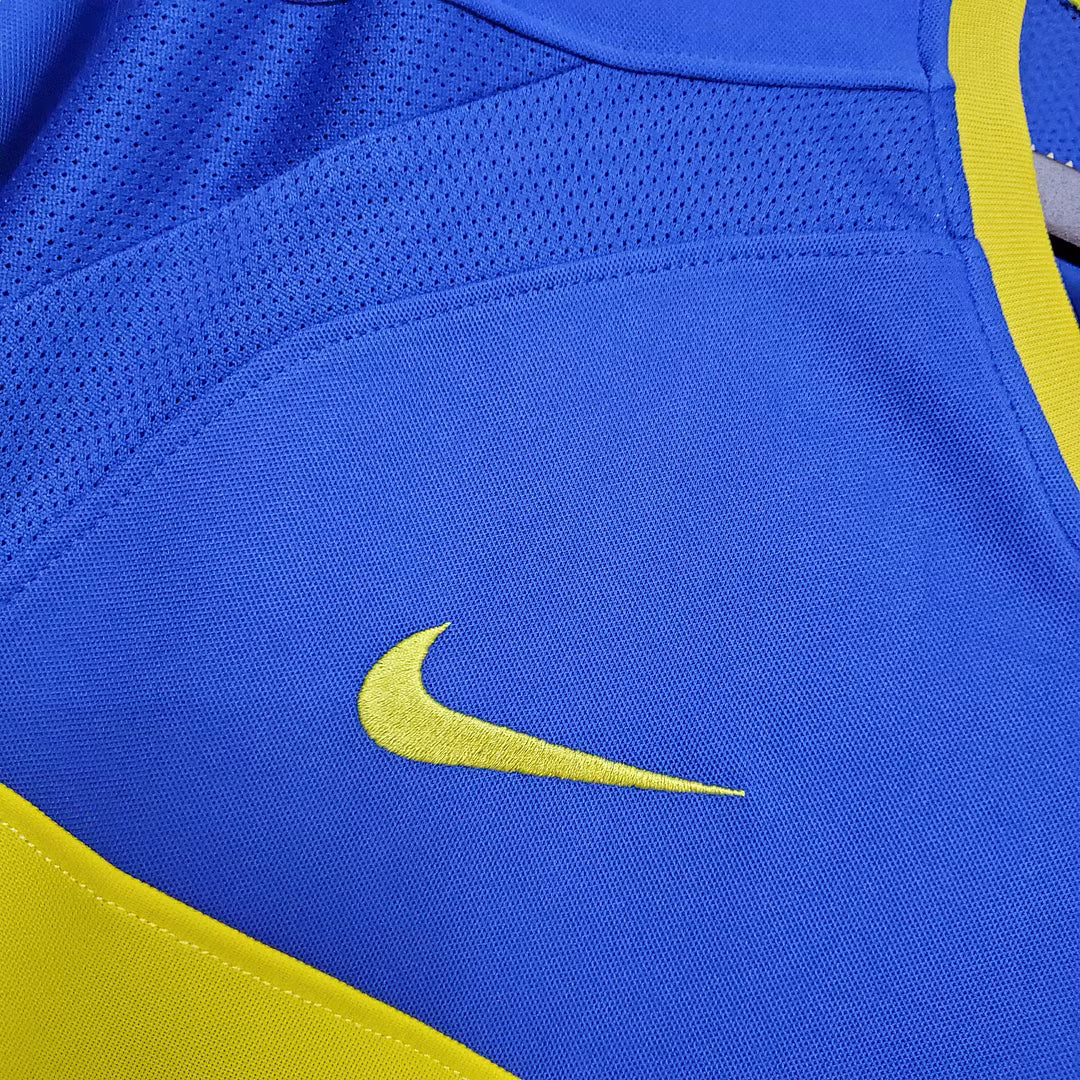 Camiseta Boca Juniors Retro Local 2003/04 Adulto