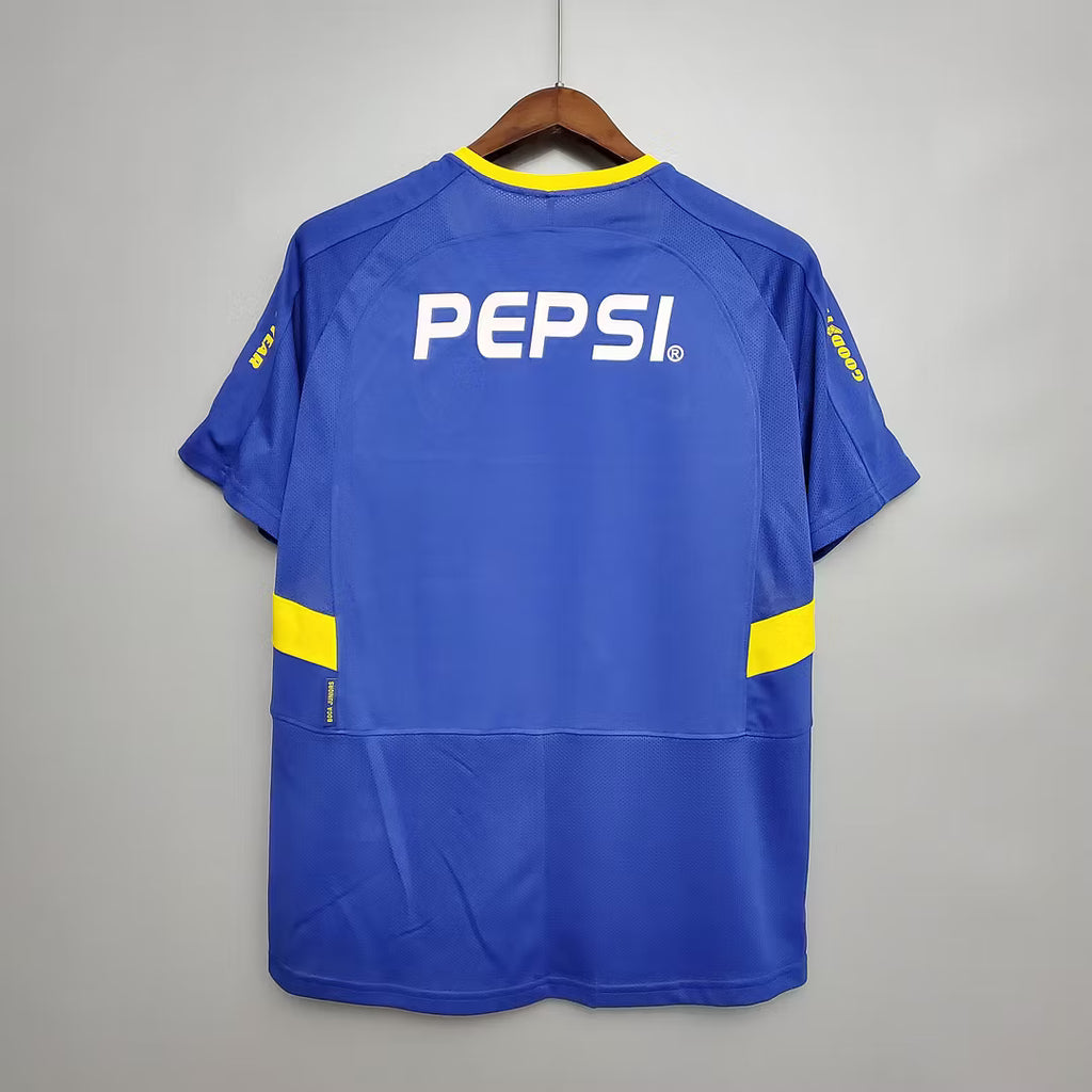 Camiseta Boca Juniors Retro Local 2003/04 Adulto