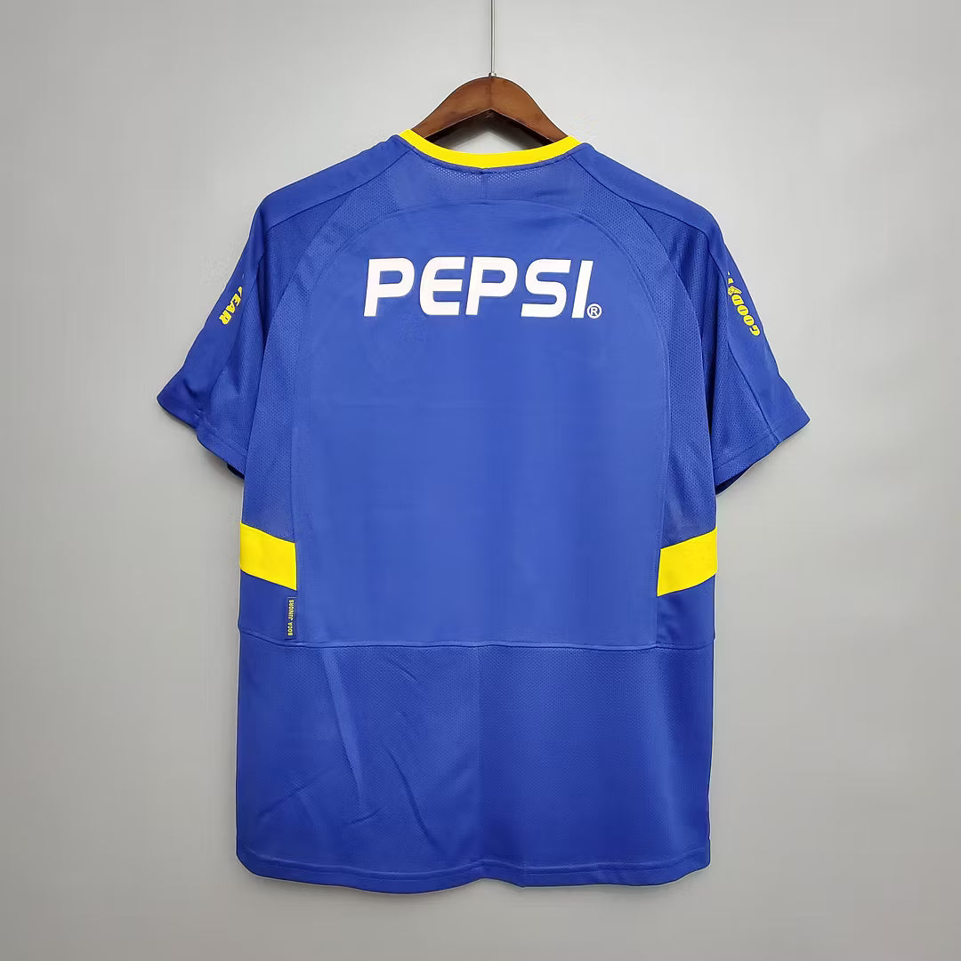 Camiseta Boca Juniors Retro Local 2003/04 Adulto