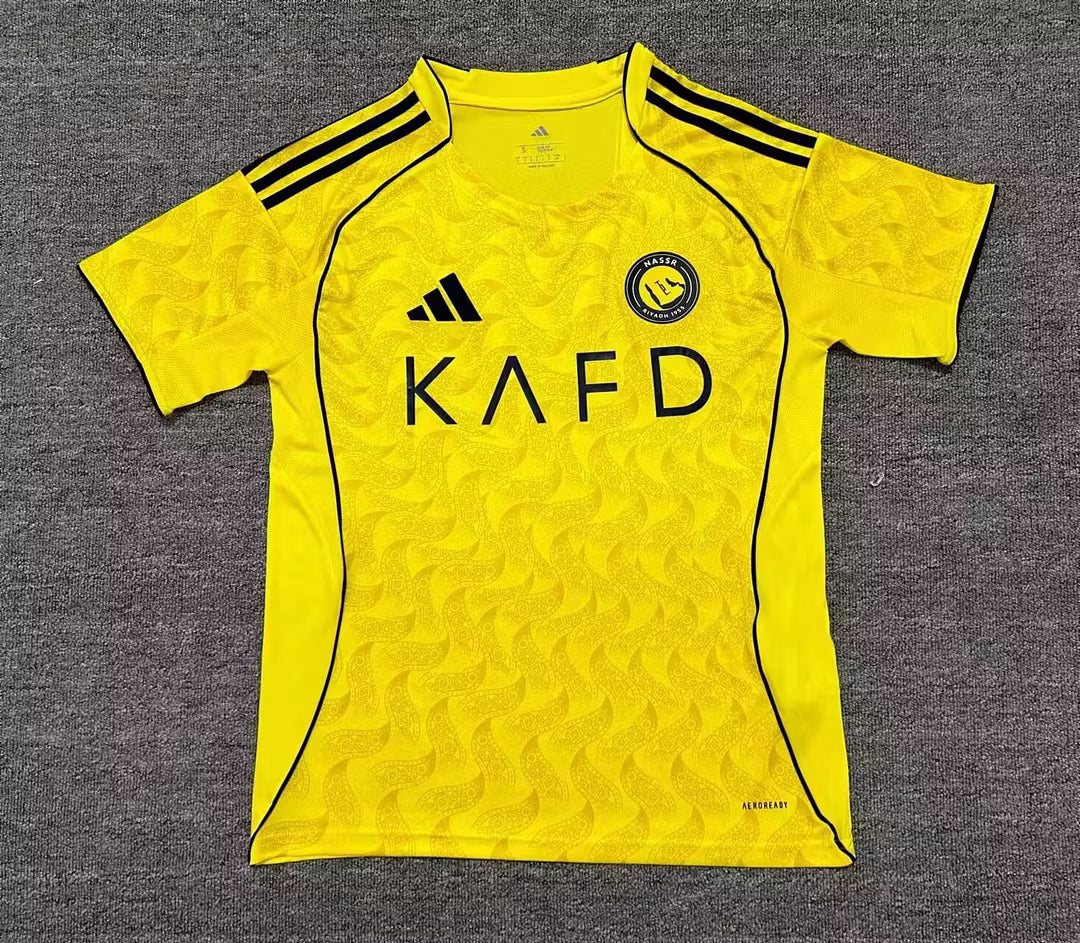 Camiseta Al-Nassr Local 25/26 Adulto - Versión Fan