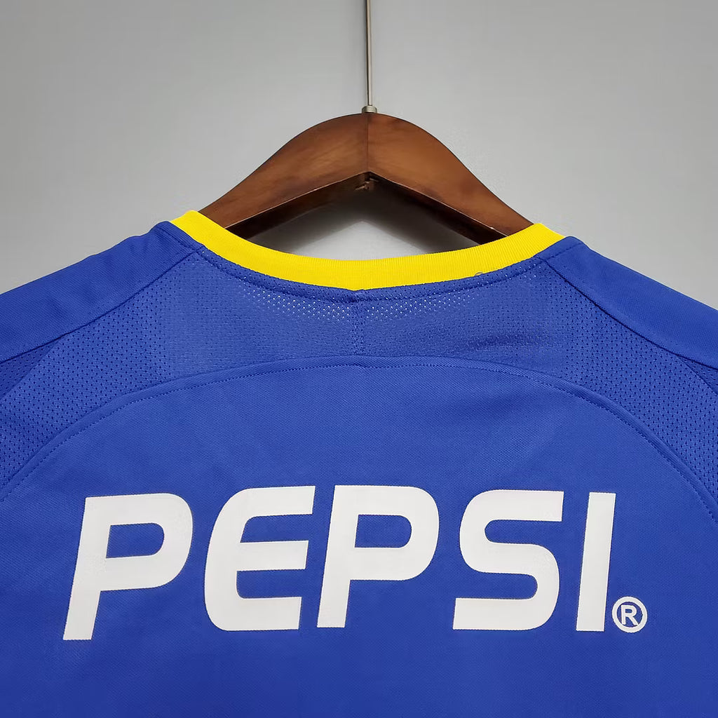 Camiseta Boca Juniors Retro Local 2003/04 Adulto