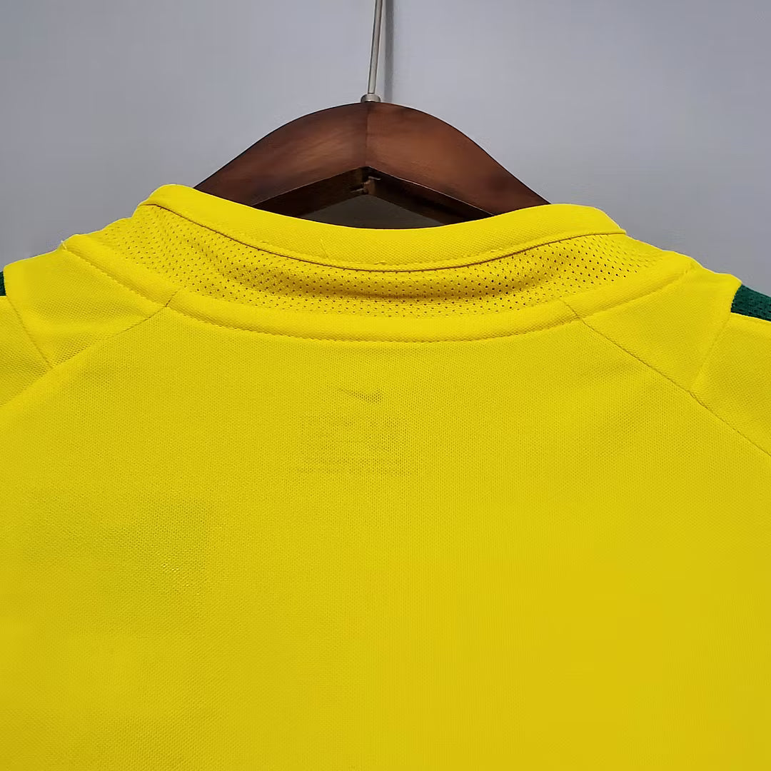 Camiseta Brasil Local 2002 Retro Adulto
