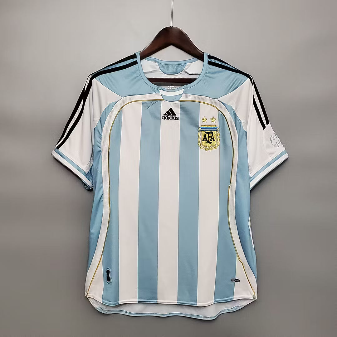 Camiseta Argentina Retro Local 2006 Adulto